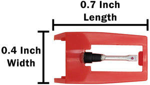 Ruby Red NP6 Diamond Needle Stylus