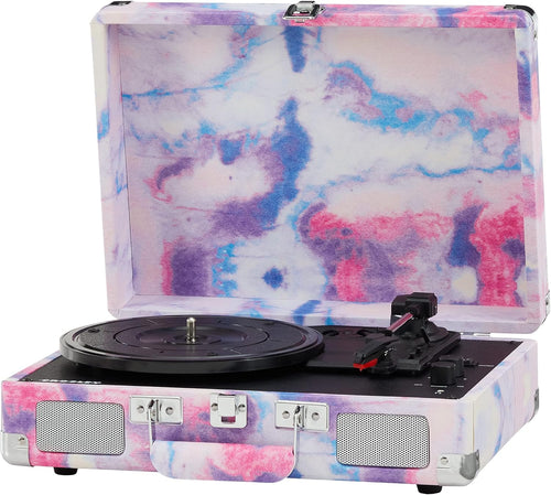 Open Box Crosley Cruiser Plus Turntable with Bluetooth (Tye-Dye)