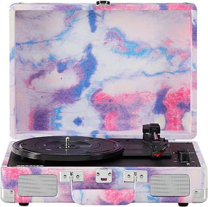 Open Box Crosley Cruiser Plus Turntable with Bluetooth (Tye-Dye)