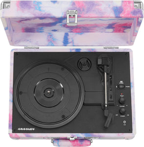 Open Box Crosley Cruiser Plus Turntable with Bluetooth (Tye-Dye)