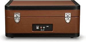 Open Box Crosley Portfolio Turntable (Brown & Black)