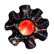 1 Black Repurposed Vinyl Record Bowl