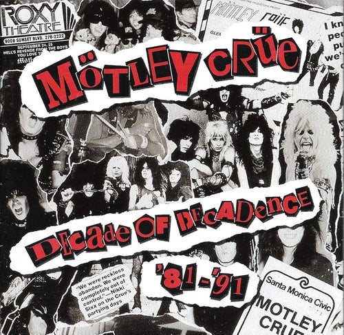 Mötley Crüe * Decade Of Decadence '81-'91 [Used CD]