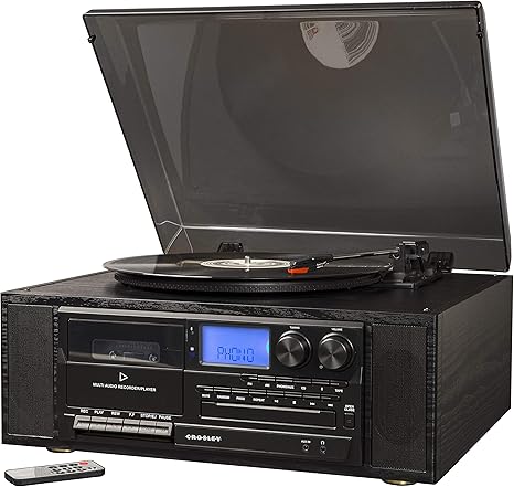 Open Box Crosley Ridgemont Entertainment Center (Black)
