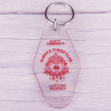 Colorful Vintage Hotel Keychain