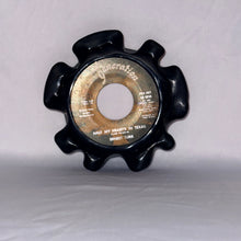 1 Black Repurposed Vinyl Record Bowl