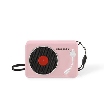 Crosley Mini Turntable Bluetooth Speaker - Pink
