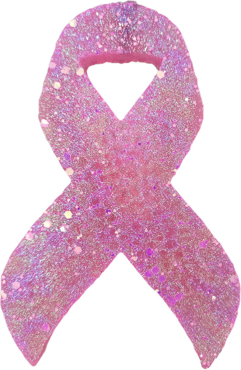 Breast Cancer Awareness Glittery Wax Car Air Freshener