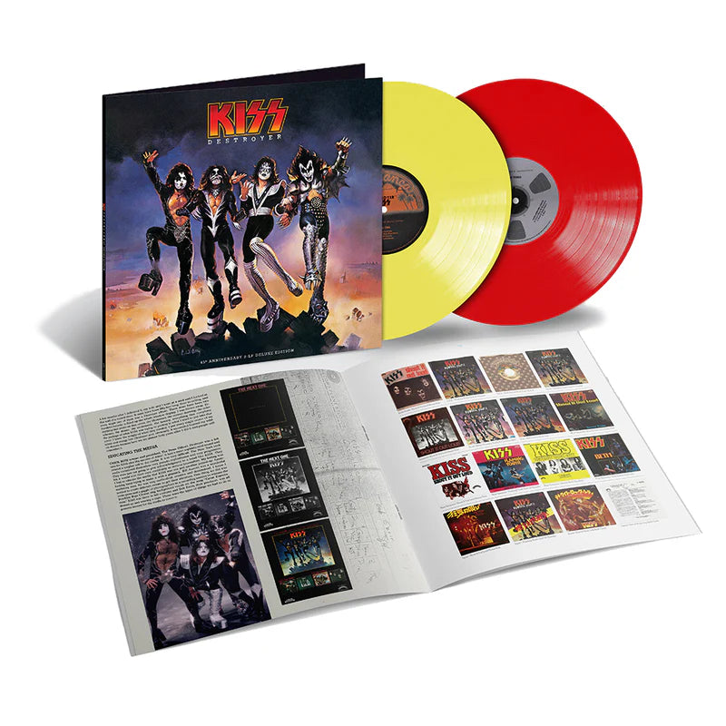 KISS * Destroyer [45th Anniversary 2 LP Yellow/Red LTD Vinyl]