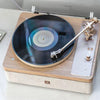E100 Record Player (Natural/Light Gray)
