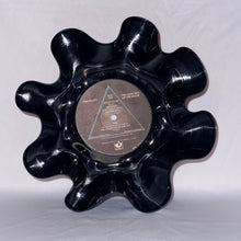 1 Black Repurposed Vinyl Record Bowl