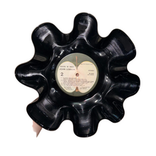 1 Black Repurposed Vinyl Record Bowl
