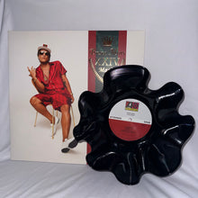 1 Black Repurposed Vinyl Record Bowl