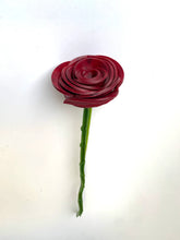 Handmade Vinyl Flower\Rose - Made from Recycled Vinyl Records [1 rose]