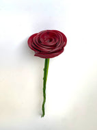 Handmade Vinyl Flower\Rose - Made from Recycled Vinyl Records [1 rose]