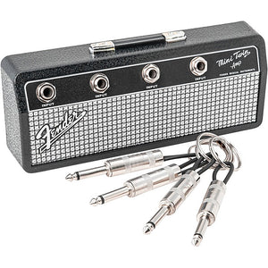 Fender Amp Keychain Storage Hooks Music Keychain Holder, Wall Mount [Black]
