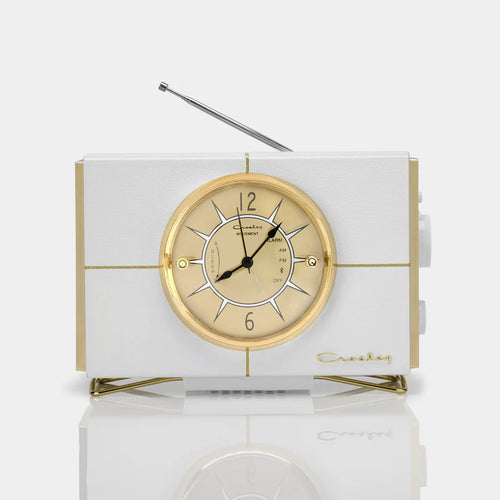 Open Box Crosley Lewis Retro Radio * White Sand
