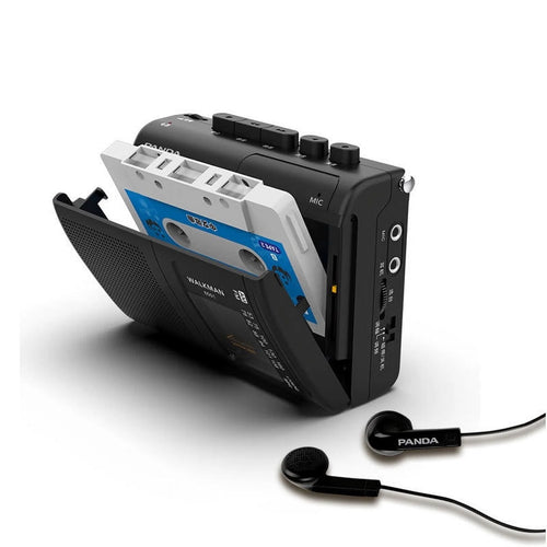 Portable Cassette Player AM/FM, Recording, Internal Speaker or Headphone Listening