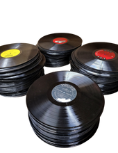 Sleeveless Vinyl Records and Cassettes for Decorating or Crafting