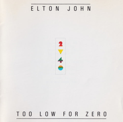Elton John * Too Low For Zero [1983 Used CD]