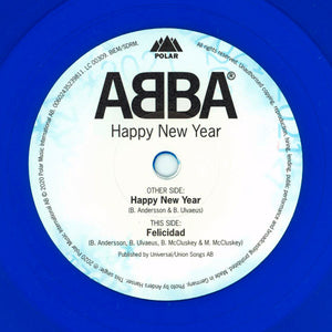 Abba * Happy New Year / Felicidad [7 inch Blue Vinyl]