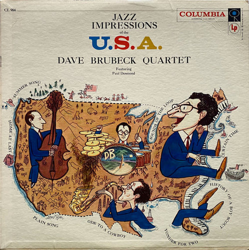 The Dave Brubeck Quartet * Jazz Impressions Of The U.S.A. [Used 180G Vinyl Record LP]