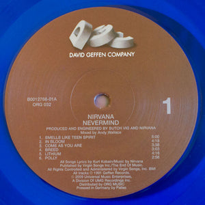 Nirvana * Nevermind [Rare LTD Blue Vinyl]