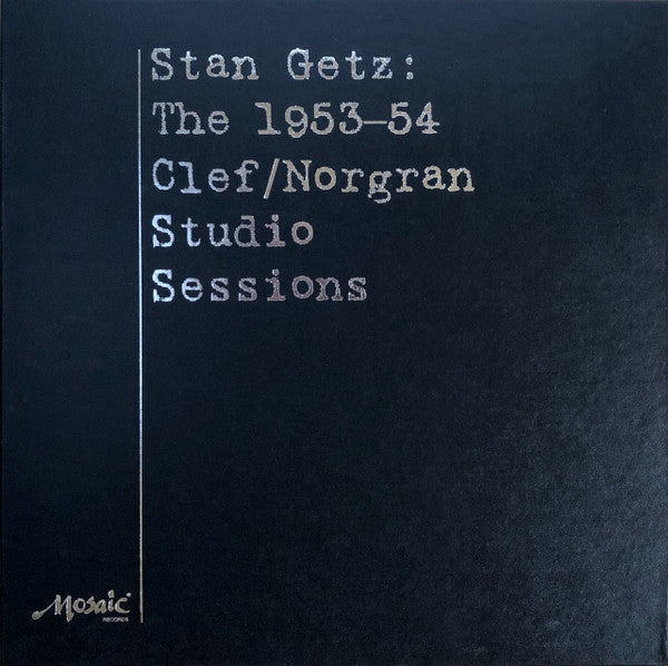 Stan Getz * The 1953-54 Clef/Norgran Studio Sessions [Used Vinyl Record 4 LP Box Set]