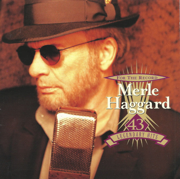 Merle Haggard * For The Record: 43 Legendary Hits [1999 Sealed 2CD]