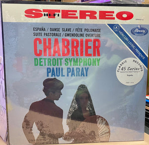 Emmanuel Chabrier & Detroit Symphony * Paray Conducts The Music Of Chabrier  [Used Vinyl Record 4 LP]