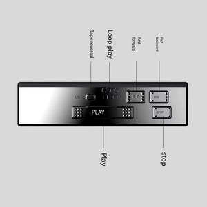 Bluetooth Cassette Player  Auto-flip Tape Hi-fi Cassette Player with FM Radio