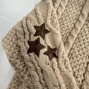 Khaki TPD Swiftie Cardigan with Stars