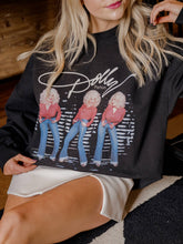 Dolly Parton Triple Threat Black Licensed Sweatshirt: XL