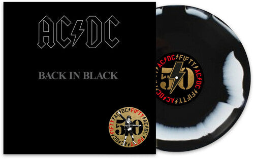 AC/DC* Back In Black [50th Anniversary Black/White Colored Vinyl LP]