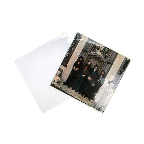 OPP (Crystal Clear Transparent Plastic) Vinyl Record Outer Sleeve [100 Pack]