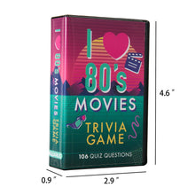 I Heart 80's Movies Trivia Card Game (PDQ)