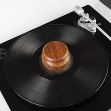 Retro 12 Inch Vinyl Record Wooden Stabilizer / Record Clamp