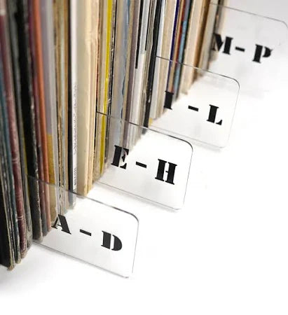 Acrylic Vinyl Record Dividers