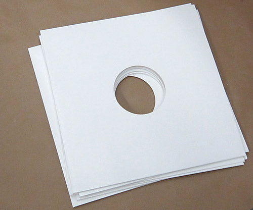 White LP Jacket with Hole (10 Pack)