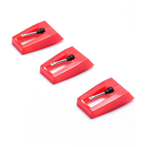 3 Pack NP6 Red Turntable Needle