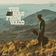 Charley Crockett – The Man From Waco album cover with cowboy in desert landscape - Vinyl & CDs at Curious Collections Record Store College Station