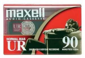 Maxwell UR90 Ready To Record/Write Blank Cassette Tape