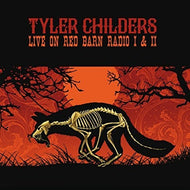 Tyler Childers Live on Red Barn Radio I & II album cover with wolf skeleton at sunset - Vinyl & CDs at Curious Collections Record Store College Station