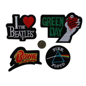 Set of 30 Rock Band Patches - Wholesale Patches [Designs may vary]