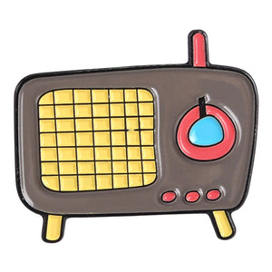 Radio Enamel Pin