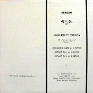 Georg Philipp Telemann * The Parisian Quartets: Volume 2 [Used Vinyl Record LP]