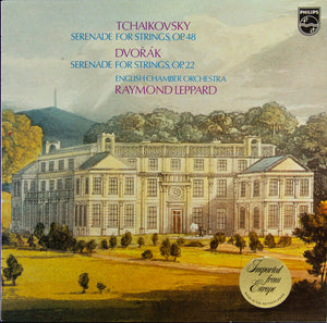 Tchaikovsky, Dvorak, English Chamber Orchestra, & Raymond Leppard * Serenades For Strings [Used Vinyl Record LP]