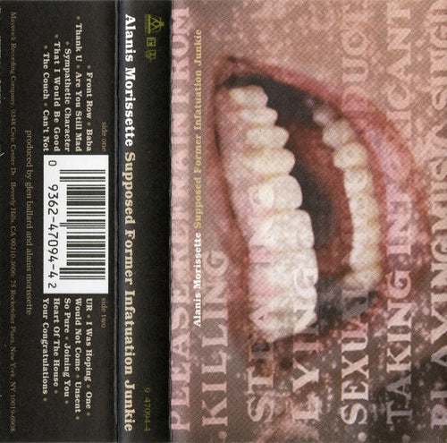 Alanis Morissette * Supposed Former Infatuation Junkie [Used Cassette]