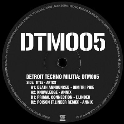 Dimitri Pike / Annix / T.Linder ‎* DTM005 [Vinyl Record]