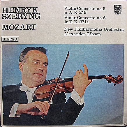 Henryk Szeryng, Mozart * Violin Concerto No.5 In A, K.219 / Violin Concerto No.6 In D, K.271a [Used Vinyl Record LP]